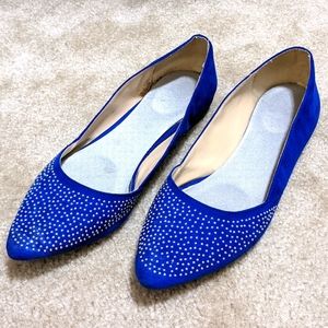 Blue suede shoes 😉 studded